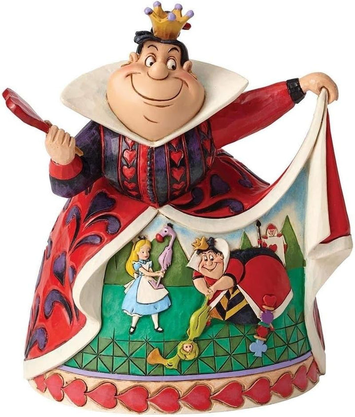 Enesco Disney 4051993 Tradition Royal Recreation (Queen Of Hearts Figur), 15 x 13.5 x 18 cm