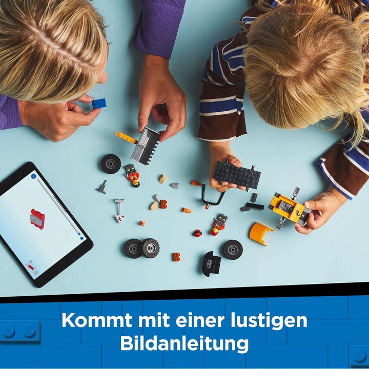 LEGO City Radlader - Spielzeugbagger für Kleinkinder, Mädchen und Jungen ab 4 Jahren - Fahrzeug Spie