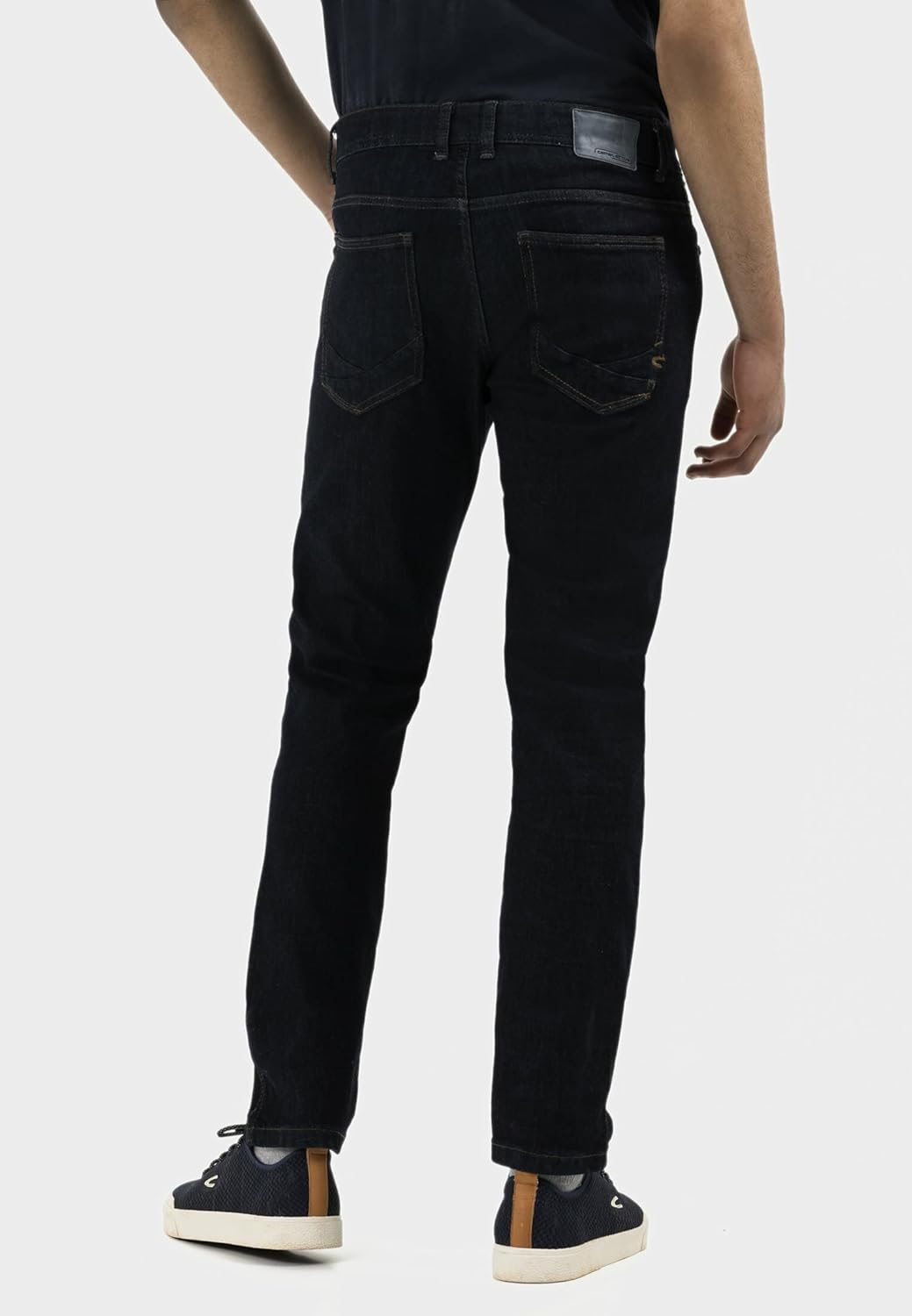 camel active Herren Slim Fit Madison Stretch Jeanshose Hose 29W / 32L Dunkelblau, 29W / 32L Dunkelbl