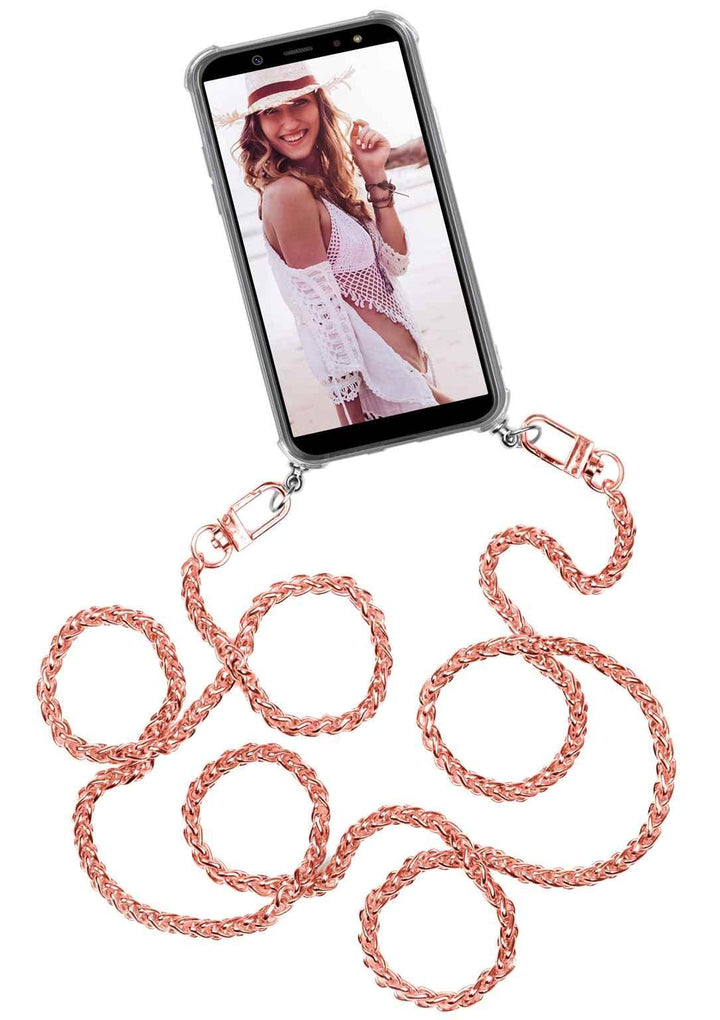 ONEFLOW Handykette abnehmbar kompatibel mit Huawei Mate 20 - Hülle mit Band, Handyhülle mit Kette au