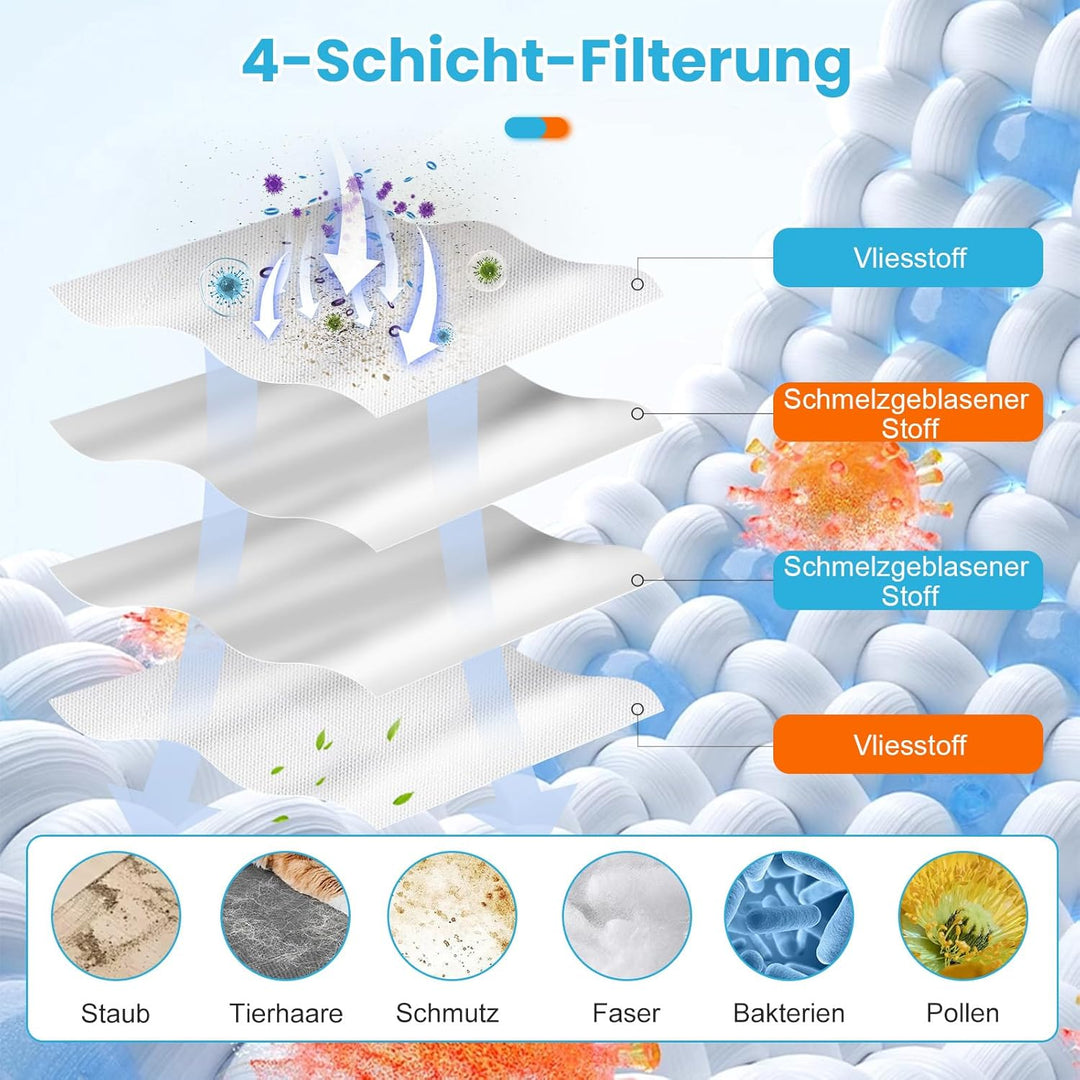 14 Stück Staubbeutel für Dreame L10s Ultra Gen 1/2/3, L10/L10s Pro/L20/L40/L50/X40/X50/Aqua10/Matrix