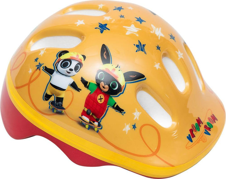 Bing Unisex Kinder Fahrradhelm, gelb, XS