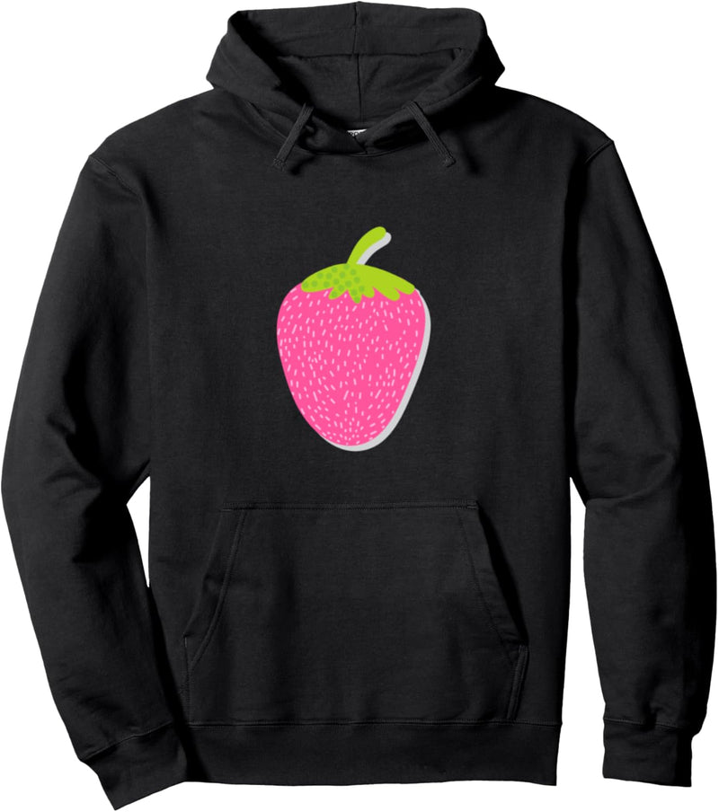 Rosa Erdbeere Pullover Hoodie