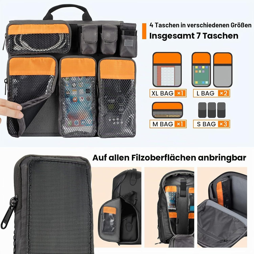 TARION 3-in-1 Kamerarucksack Wasserdichter Fotorucksack Spiegelreflex DSLR Rucksack mit 15,6 Zoll La