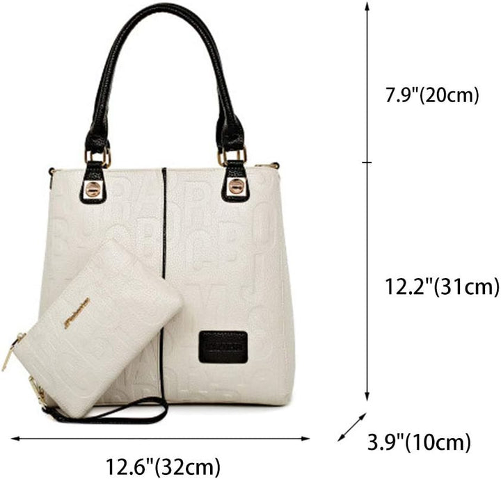BUKESIYI Damen Tasche Umhängetasche Handtasche Frauen Klein Schultertasche Weekender Lack PU Leder C