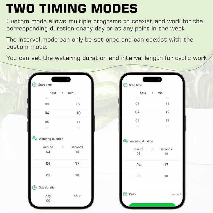 WIFI Automatisches Bewässerungssystem, Tropfbewässerungsset Gesteuert über APP, Automatisches Bewäss