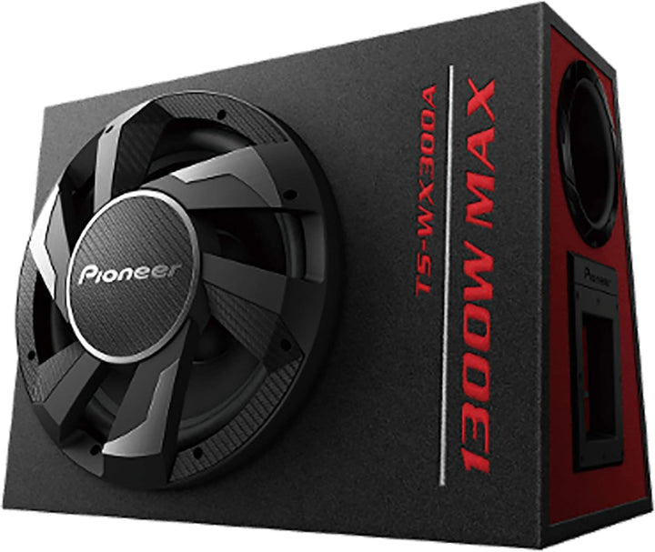 Pioneer TS-WH500A Aktivsubwoofer, leistungsstarker Class-D Subwoofer mit 1300 W Maximalleistung, 30