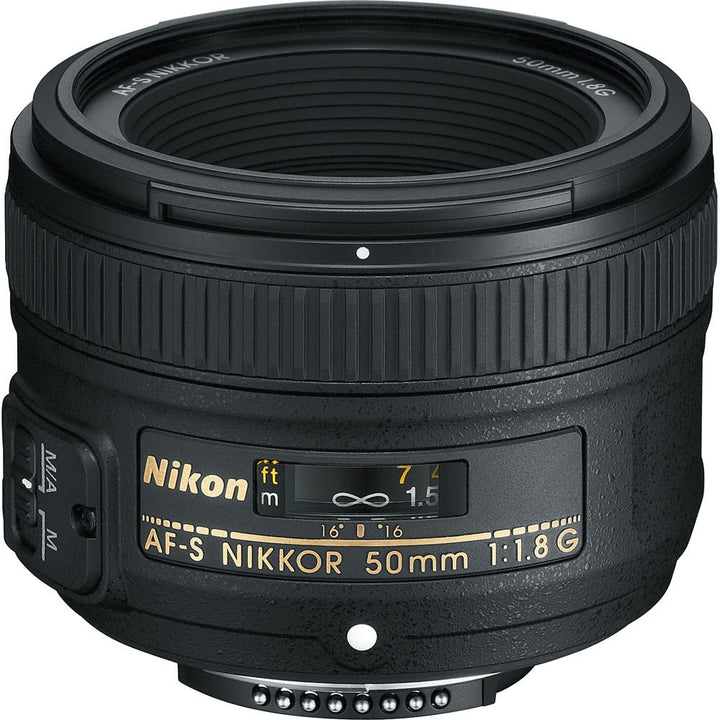Nikon 2199 AF-S NIKKOR 50 mm 1:1,8G Objektiv (58mm Filtergewinde) 50MM F1.8G, 50MM F1.8G