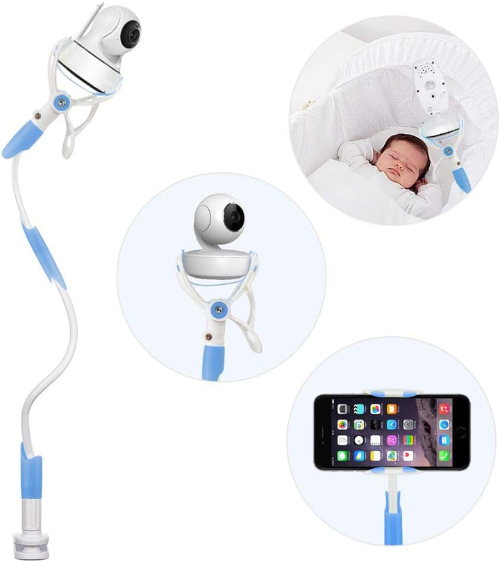 Kamera Halterung, YIKANWEN Universal Baby Monitor Halter,Handyhalter Blau, Blau