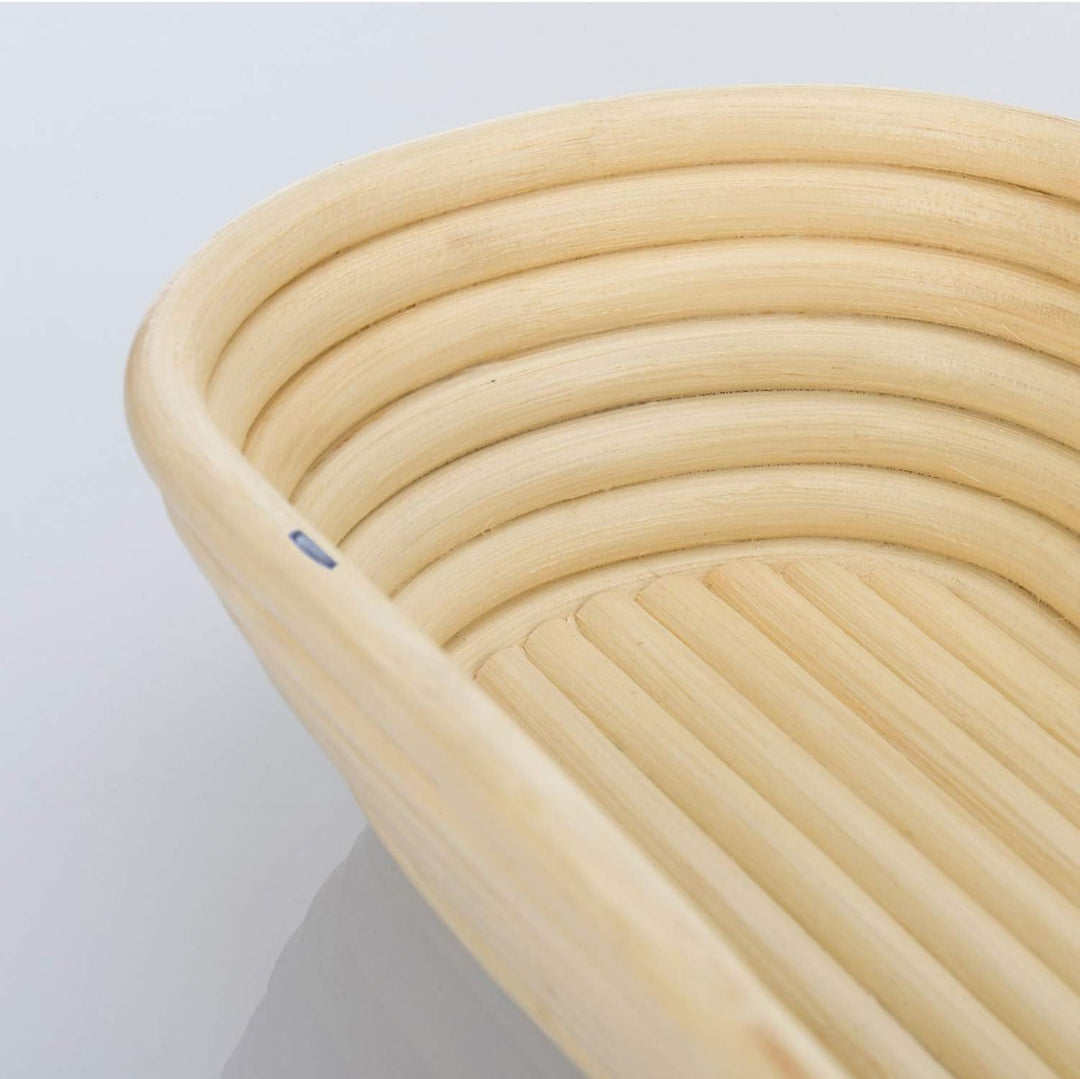 Westmark Gärkörbchen, Für 1500-2000g Brotteig, Oval, Länge: ca. 40 cm, Peddigrohr, Hellbeige, 320222