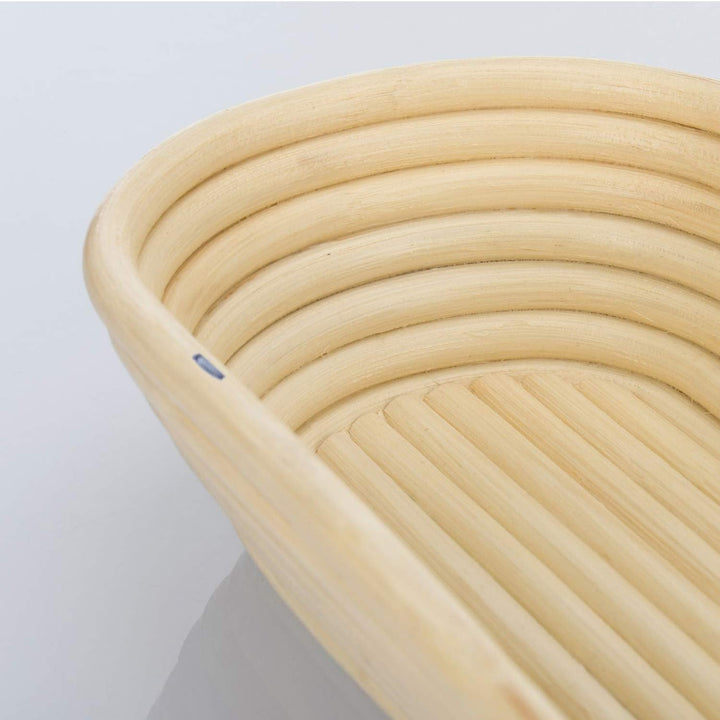 Westmark Gärkörbchen, Für 1500-2000g Brotteig, Oval, Länge: ca. 40 cm, Peddigrohr, Hellbeige, 320222