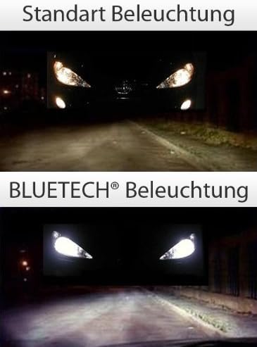 BLUETECH® H11 55W 9500K Xenon Effekt 2er Set mit StVZO Zulassung