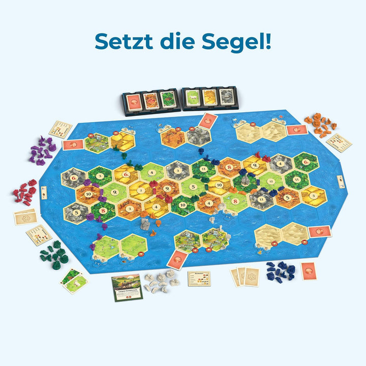 Kosmos 685126 Catan - Seefahrer Ergänzung für 5-6 Personen, Ergänzung zur Catan Erweiterung Seefahre