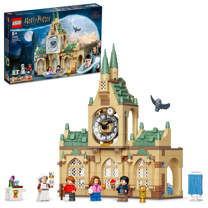 LEGO 76398 Harry Potter Hogwarts Krankenflügel, Schloss-Spielzeug mit Minifiguren aus Der Gefangene
