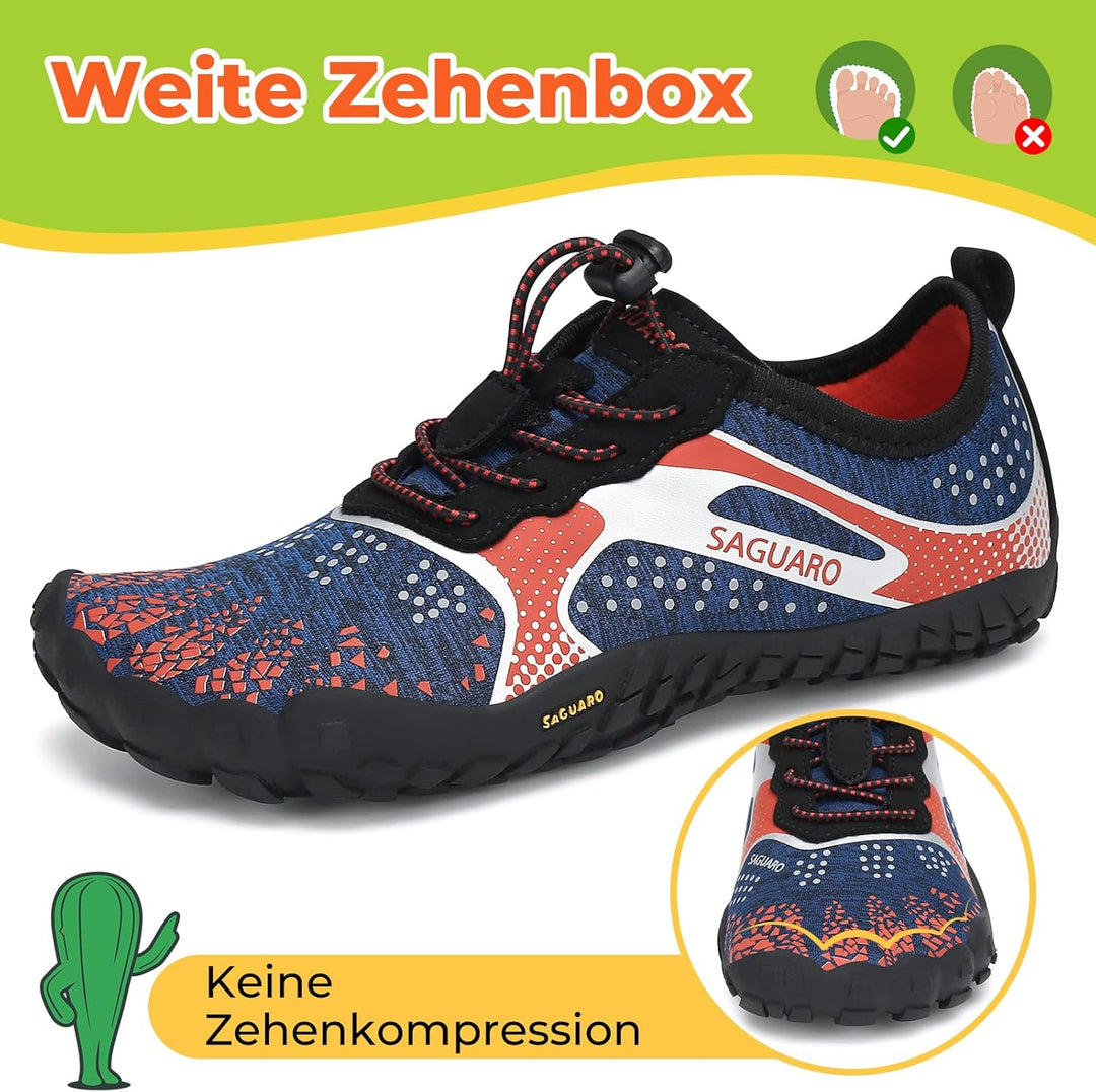 SAGUARO Barfussschuhe Kinder Barfussschuhe Schnell Trocknend Badeschuhe für Jungen Mädchen Gr.24-36,
