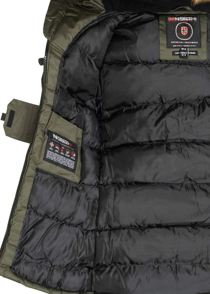 Geographical Norway Damen Bellaciao Jacke XL Kaki, XL Kaki