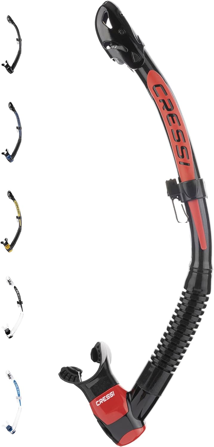 Cressi Unisex-Adult Itaca Ultra Dry Snorkel Trockenes Freitauchen und Schnorcheln Einheitsgrösse Sch