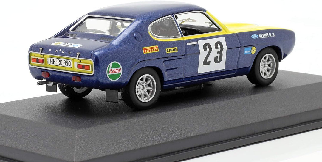 CMR WRC012 Miniaturmodell aus der Sammlung, Gelb/Blau