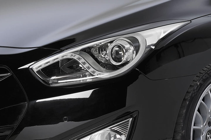 CSR-Automotive Scheinwerferblenden Kompatibel mit/Ersatz für Hyundai I40 (vor Facelift) SB217