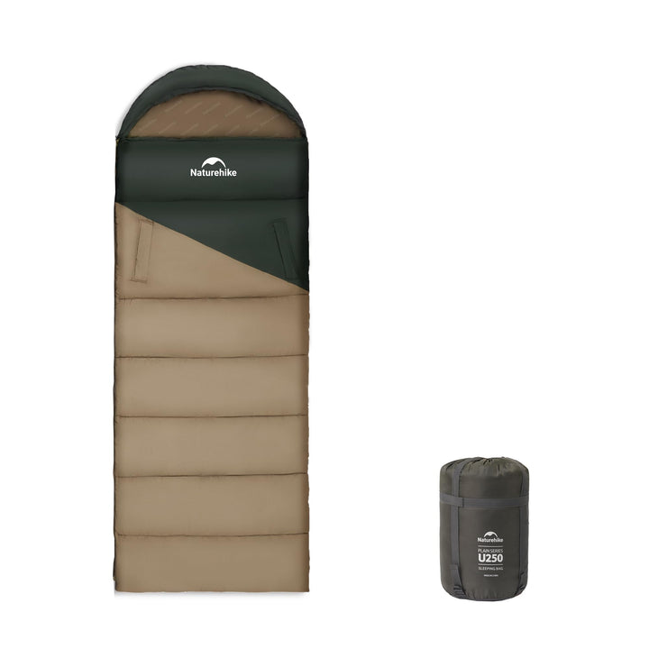 Naturehike Schlafsack mit Kapuze Deckenschlafsack für Camping, Leicht & Bequem, Ideal für Outdoor-Ab