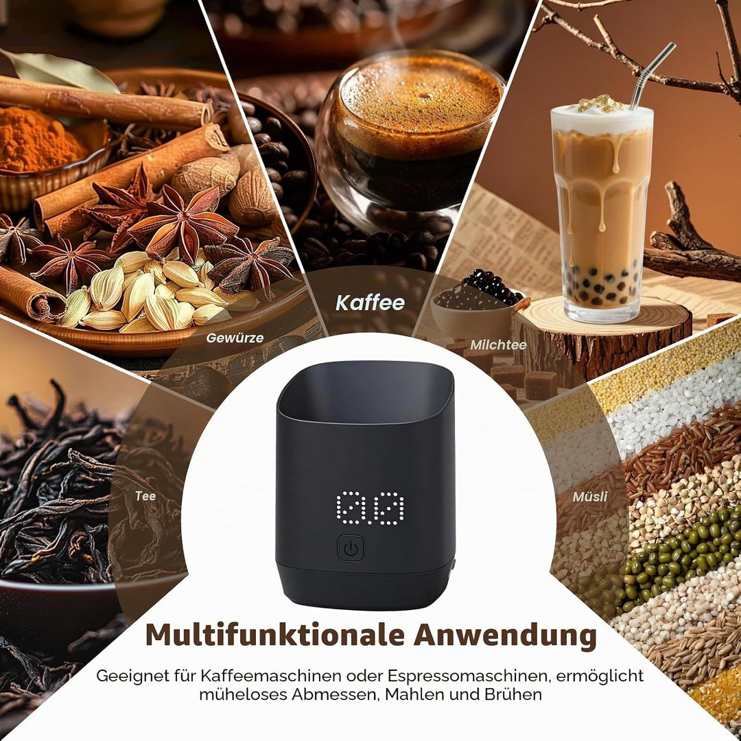 Kaffeewaage mit Timer &amp; LED Display, Präzise Espresso Waage Digital 0.1g für Siebträger &amp; Pour-Over,
