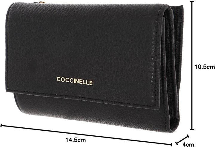 Coccinelle Metallic Soft Geldbörse Leder 14 cm