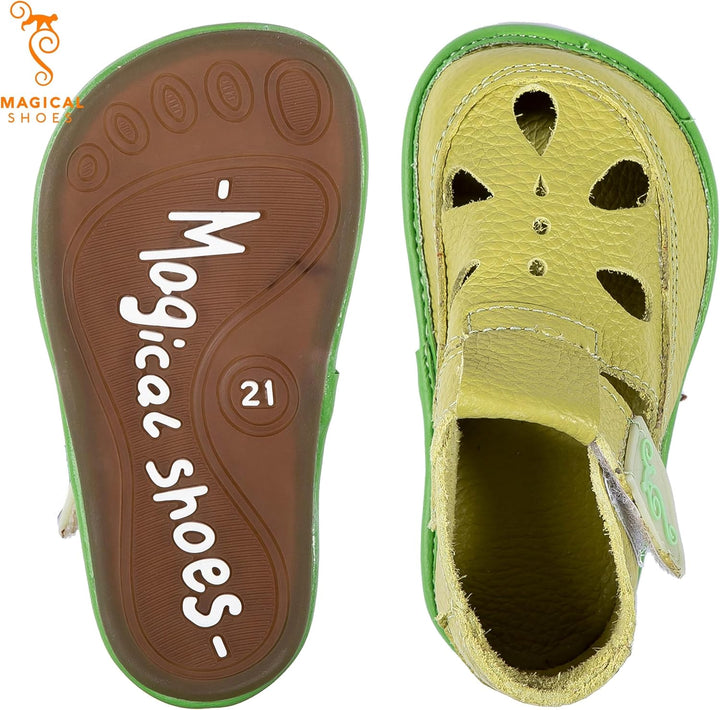 Magical Shoes Lauflernschuhe Mädchen&Jungen, weiche Kinderschuhe, Barfussschuhe, Sandalen, Krabbelsc