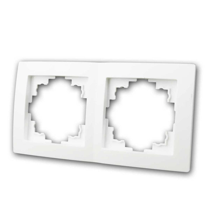40x FLAIR Rahmen, 2-fach, weiss matt, Zweifachrahme