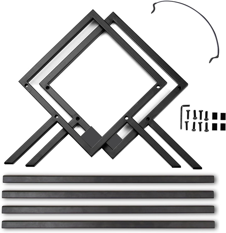 MODERN VINYL Schallplattenhalter – mattschwarzes Metall – 80-100 LPs Aufbewahrung – einfache, schnel