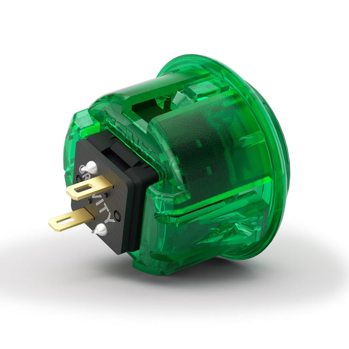 qanba Gravity KS Mechanische Wellen Silent Pushbutton 24mm Snap-in (Boxed (Clear Green E05 (12 Stück