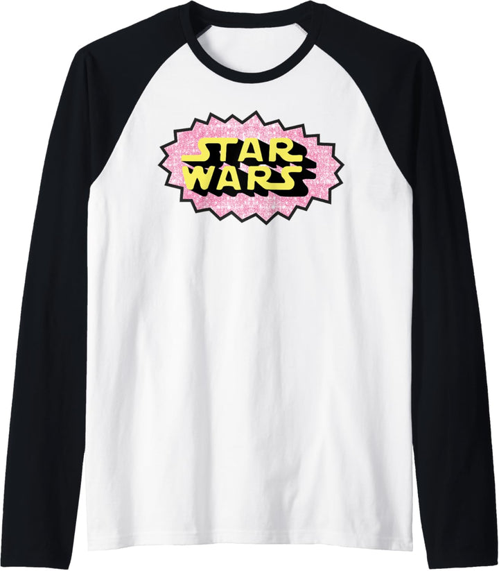 Star Wars Cute Cartoon Logo Raglan