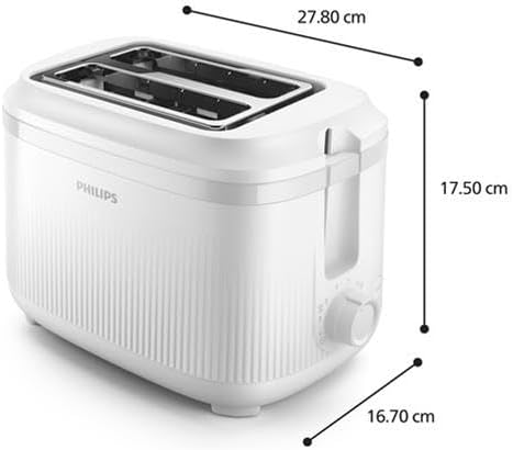 Grille pain Philips Serie 3000 HD2511/00 900 W Blanc