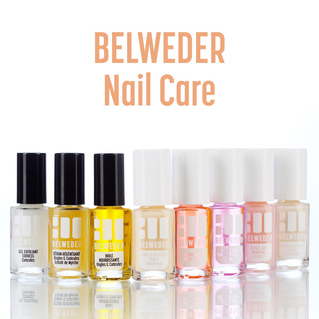 BELWEDER - Bitterstoff Nagellack gegen Nägelkauen 2 x 7,5ml - Nagellack Transparent mit Bitterem Ges