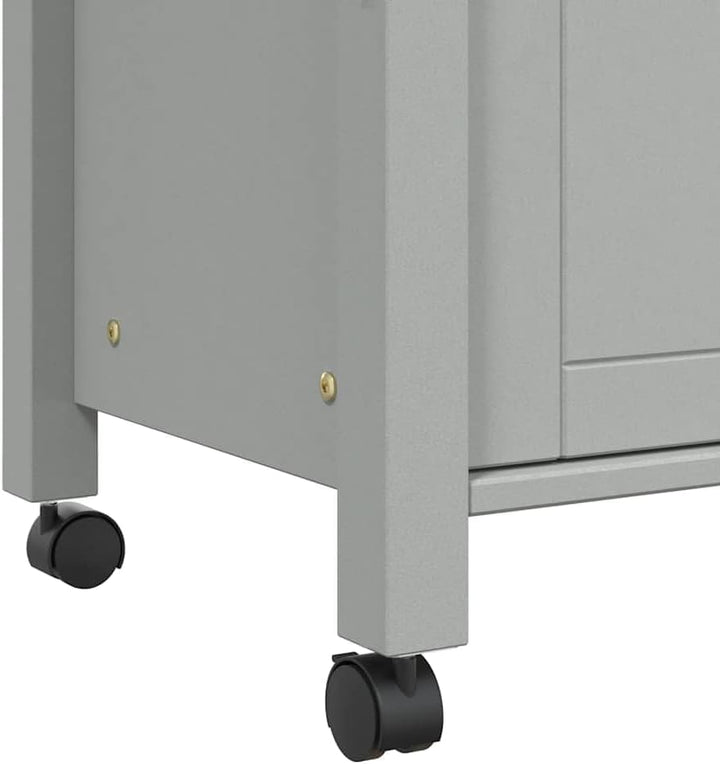 vidaXL Küchenwagen, Servierwagen mit viel Stauraum, Beistellwagen für Küche Wohnzimmer Badezimmer, T