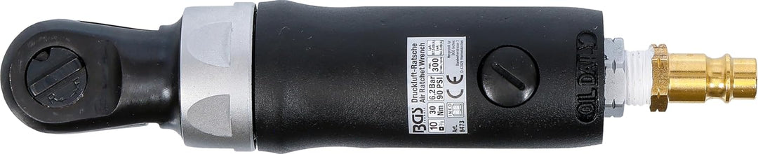BGS 8473 | Druckluft-Ratschenschrauber | 10 mm (3/8") | 54 Nm | extra kurz | Länge 144 mm | mit Kuge