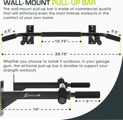 ProsourceFit Doorway Mount, Foldable, Multi-Grip, Multi-Grip Lite and Wall-Mounted Pull Up/Chin-Up B