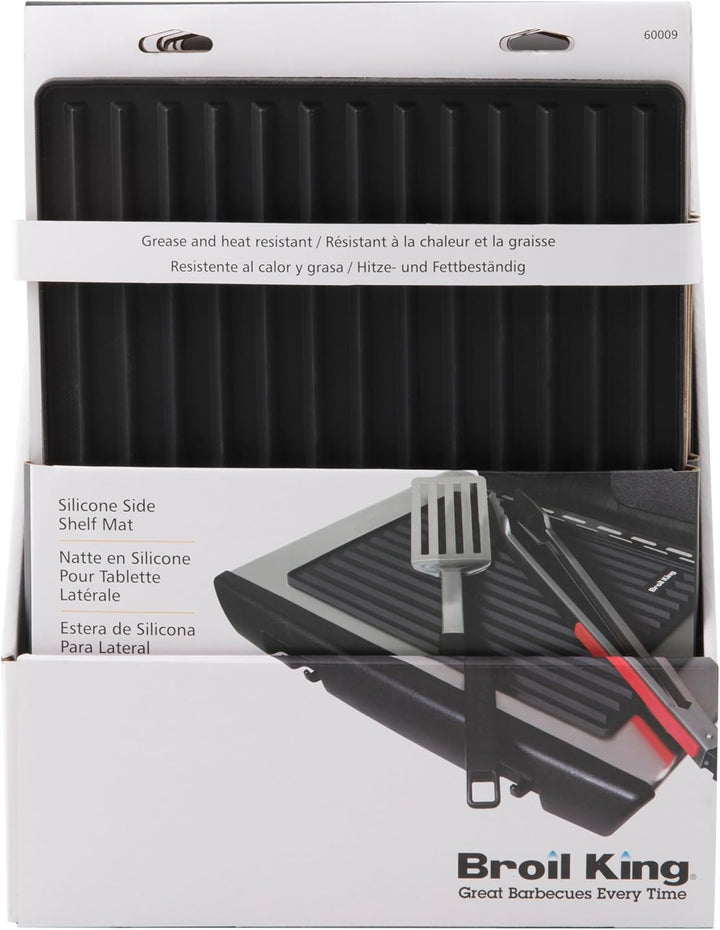 Broil King 60009 Grill-/Grillzubehör, Silikon Besteckablage, edelstahl, 35,5 x 28 cm 35,5 x 28 x 1 c