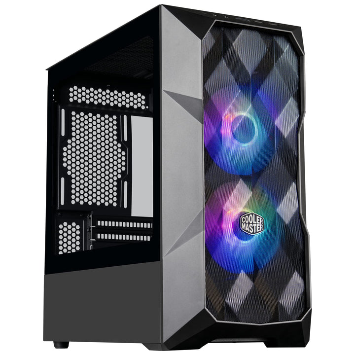 Cooler Master TD300 Mesh PC Gehäuse - Mini-Tower für Micro-ATX & Mini-ITX , Gaming Gehäuse für hohen