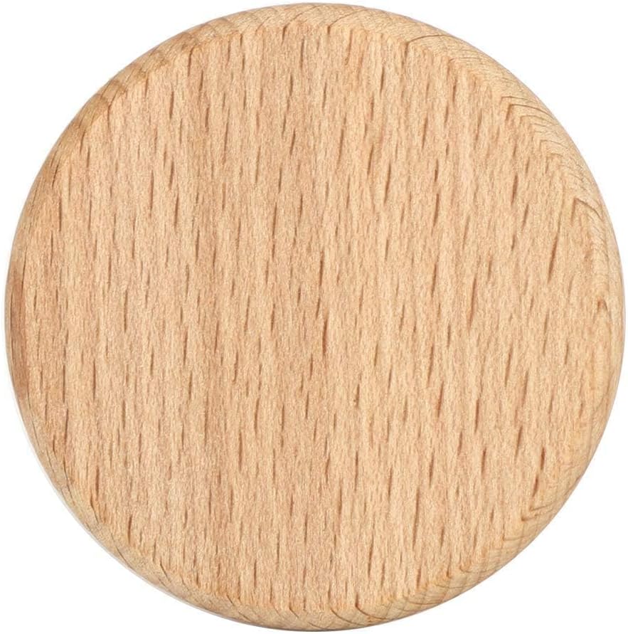 50 Stück runde Holzspäne Einfache glatte Kanten Natürliche Holzscheiben Plattendekoration Runde Holz