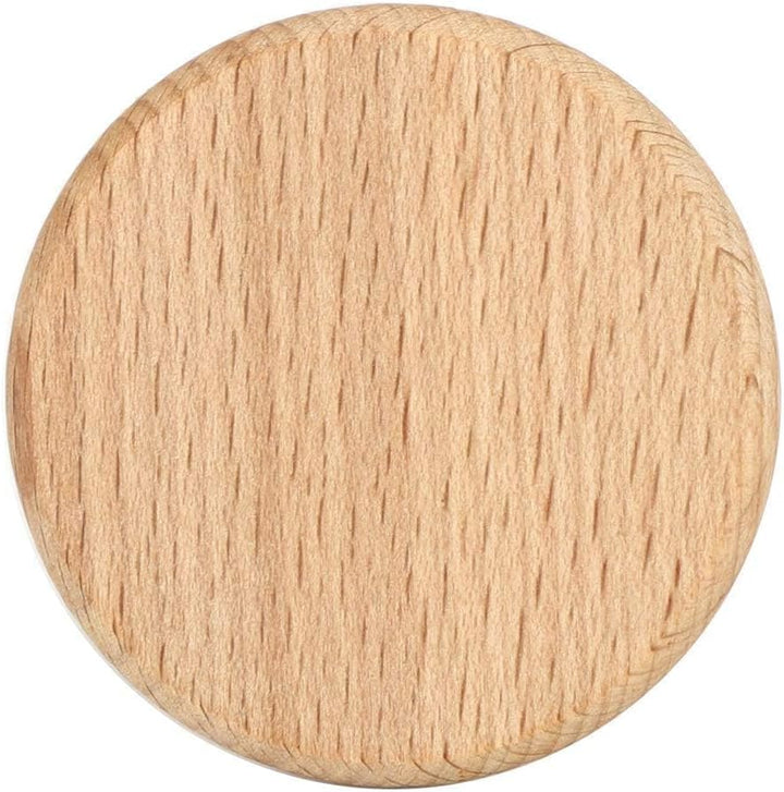 50 Stück runde Holzspäne Einfache glatte Kanten Natürliche Holzscheiben Plattendekoration Runde Holz