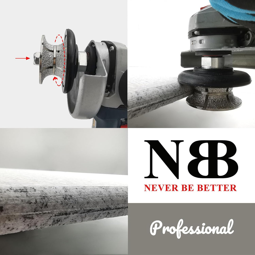 NBB Diamant-Profilscheibe Diamantfräser Fräsbohrer Trenn Reibahle Profilierungs-Bit für Porzellan Fl