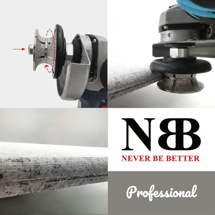 NBB Diamant-Profilscheibe Diamantfräser Fräsbohrer Trenn Reibahle Profilierungs-Bit für Porzellan Fl