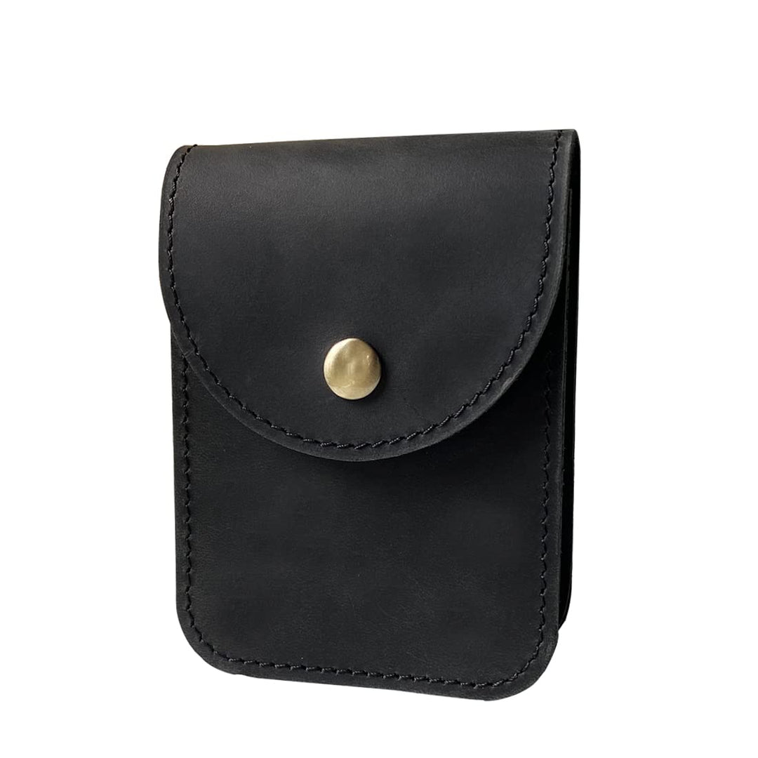 aolaso Spielkartenetui Echtes Leder Spielkarten Box für Männer Gürteltasche aus Leder Zigarettenetui