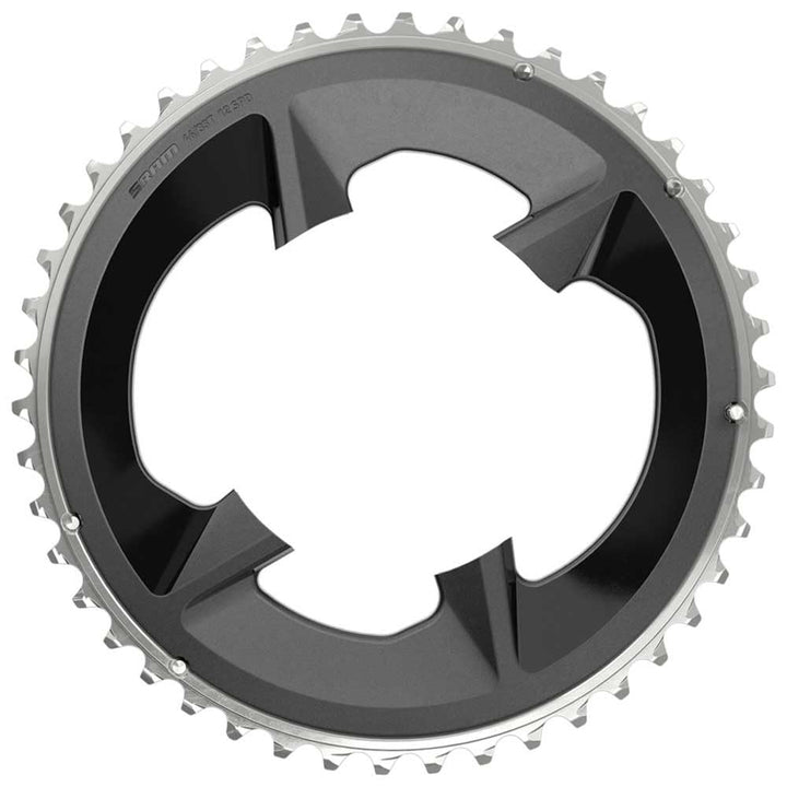 Sram Unisex – Erwachsene Road Rival 107 Bcd Kettenblatt, Grau, 2x12