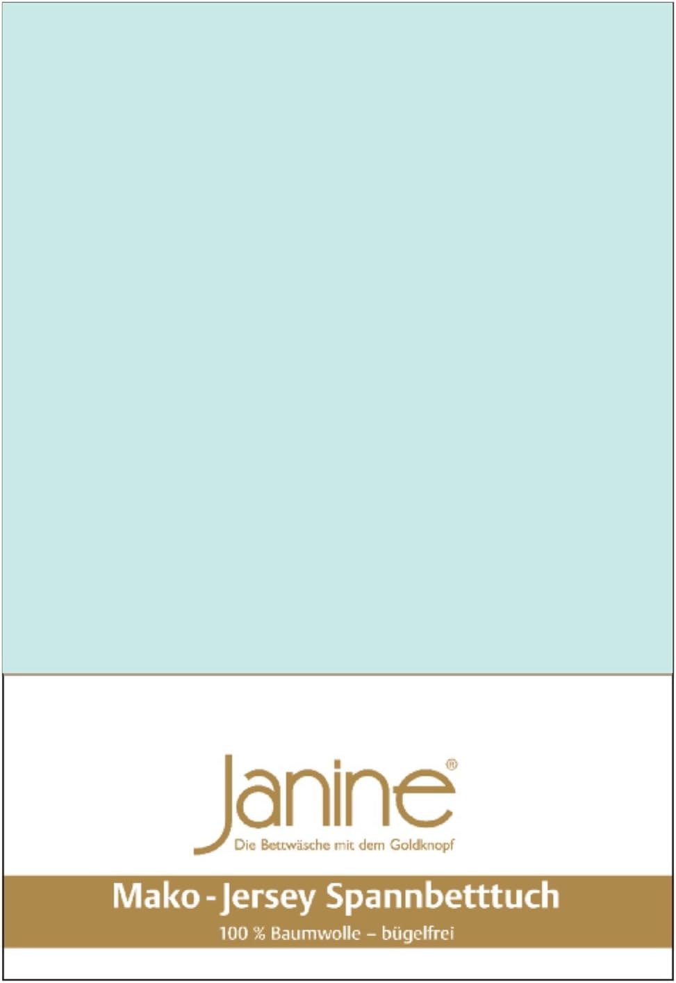 Janine Spannbetttuch 5007 Mako Jersey 140/200 bis 160/200 cm morgennebel Fb. 22 140/200 cm - 160/200