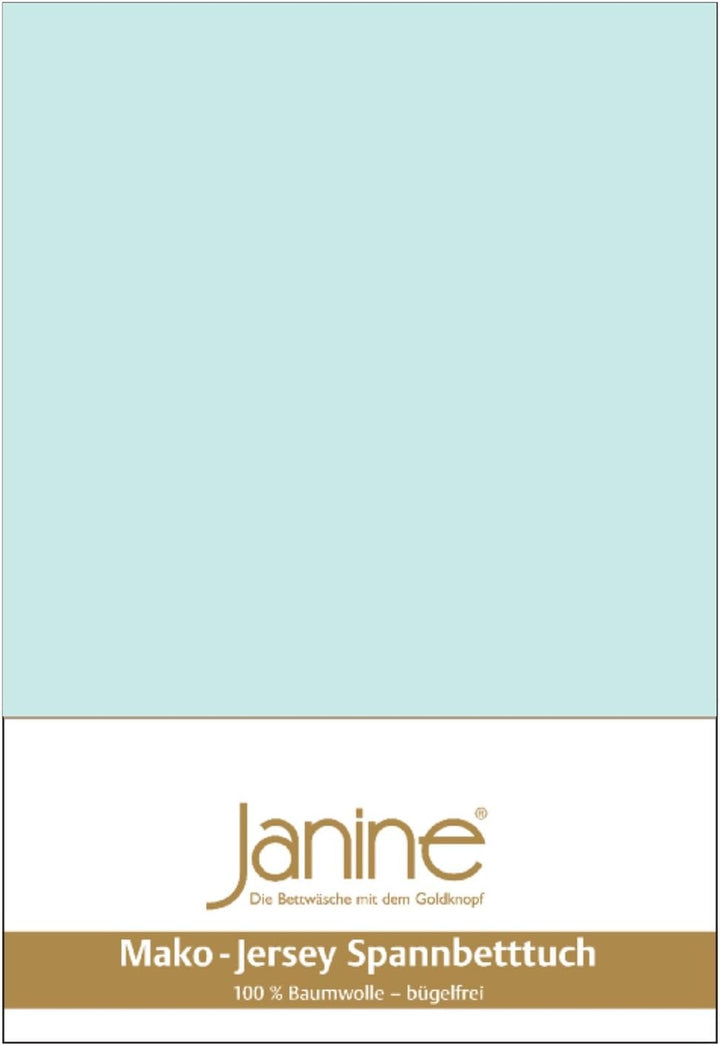 Janine Spannbetttuch 5007 Mako Jersey 140/200 bis 160/200 cm morgennebel Fb. 22 140/200 cm - 160/200