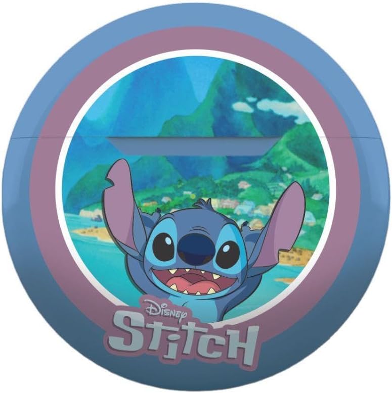 Lexibook, Disney Stitch, Kabellose Stereo-Ohrhörer, Hohe Klangqualität, Integriertes Mikrofon, Touch