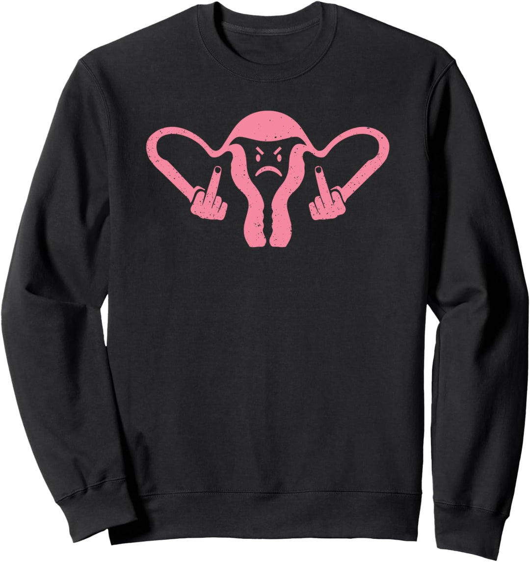 Angry uterus hysterectomy recovery get well soon gift Sweatshirt