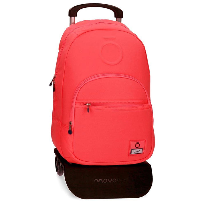 Enso Basic Rucksack mit Trolley Orange 32x46x15 cms Polyester für 15,6"-Laptop 22.1L Koralle Rucksac