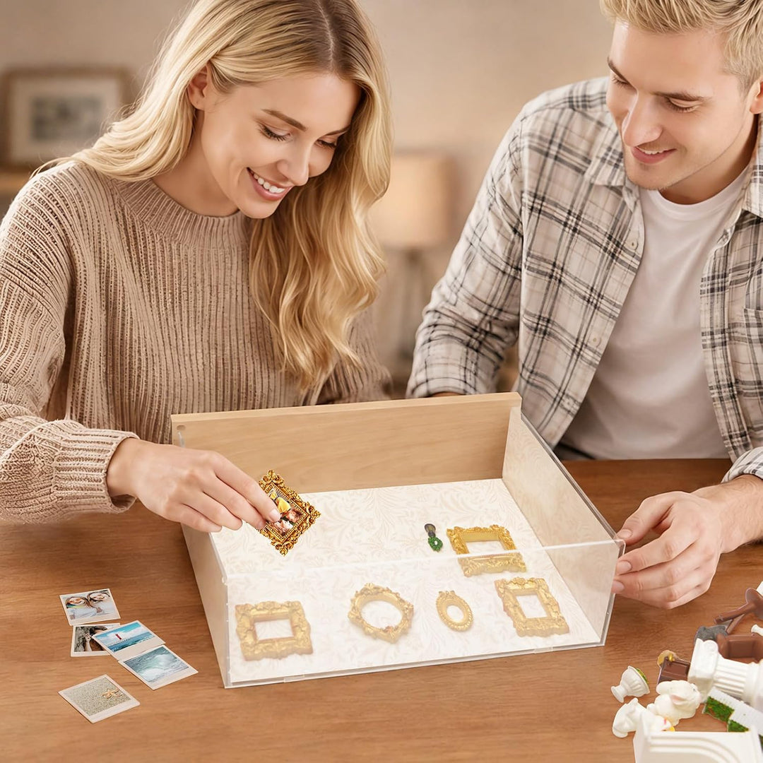 Lermende DIY Mini Museum Bilderrahmen: Mini Museum Silhouette Box